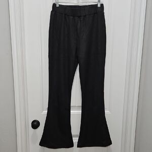 Dance & Marvel Coated Flare Leg Fleece Lined Pants